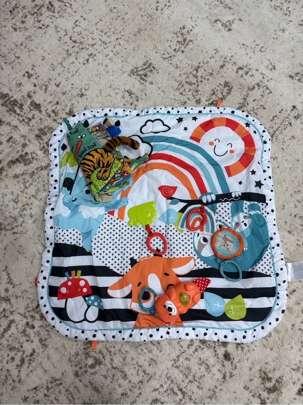 Baby Play Mat with toys and book